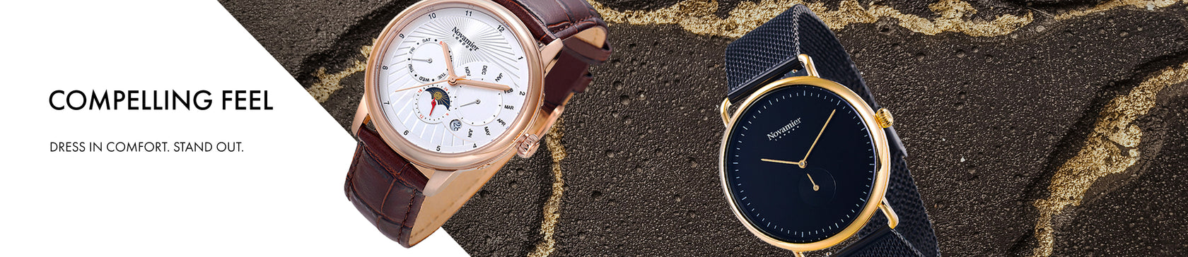 Compelling feel from Novamier London watches for men and women