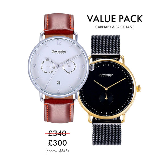 Carnaby + Brick Lane Value Pack - Novamier London - Watches - Carnaby + Brick Lane Value Pack