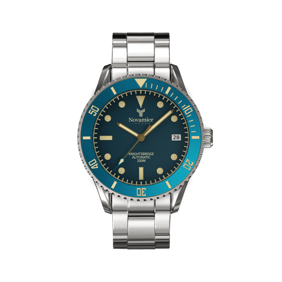 Classic Knightsbridge Aqua - Novamier London - Watches - Classic Knightsbridge Aqua