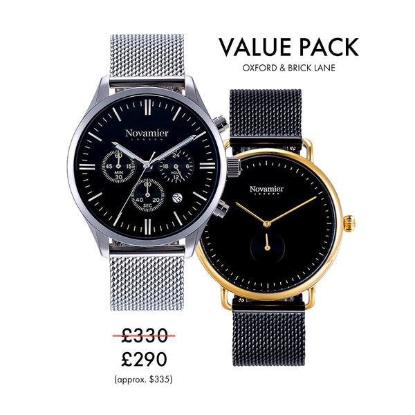 Oxford + Brick Lane Value Pack - Novamier London - Watches - Oxford + Brick Lane Value Pack