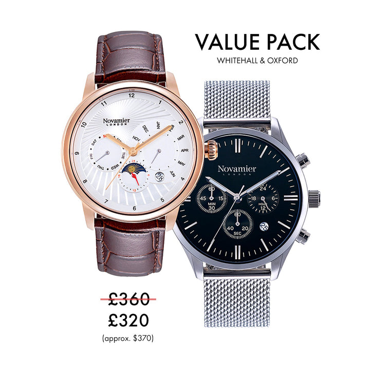Whitehall + Oxford Value Pack - Novamier London - Watches - Whitehall + Oxford Value Pack